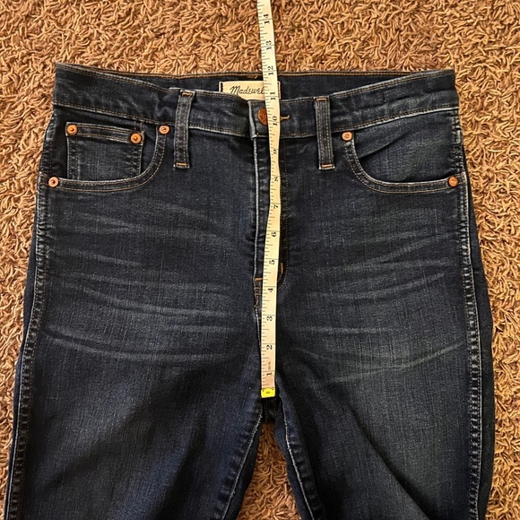 Madewell 10” High-Rise Skinny Skinny Jeans – Size 29 – Dark Wash - Picture 4 of 10